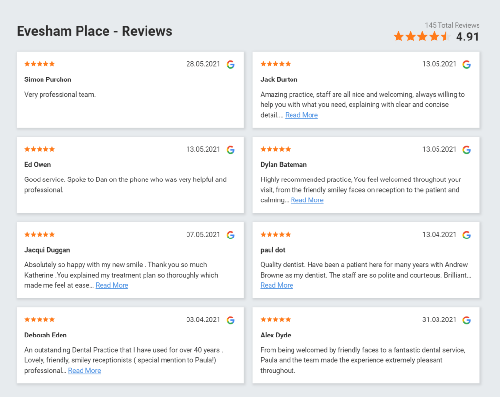 Dentists in Stratford Upon Avon Evesham Place